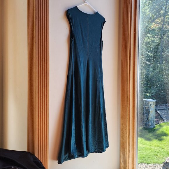 Old Navy Green/Teal Cap Sleeve Maxi Dress - Picture 12 of 14
